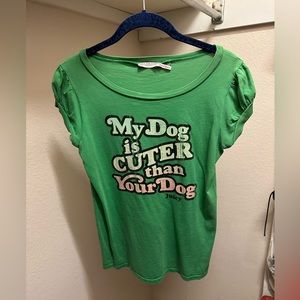 Vintage Y2K Juicy Couture shirt - MY DOG IS CUTER THAN YOUR DOG 🐶🐕🐩🐕‍🦺🐾
